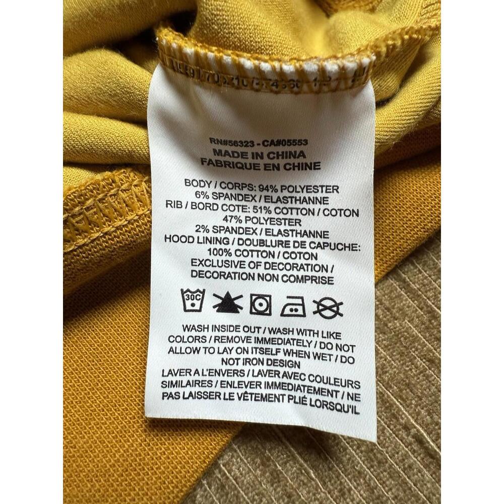 Nike Casual Top Womens Gold And White Cropped Long Sleeve XL *see Photos! - Picture 6 of 6